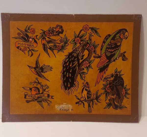 1961 Trevor Hodge Vintage Tattoo Flash