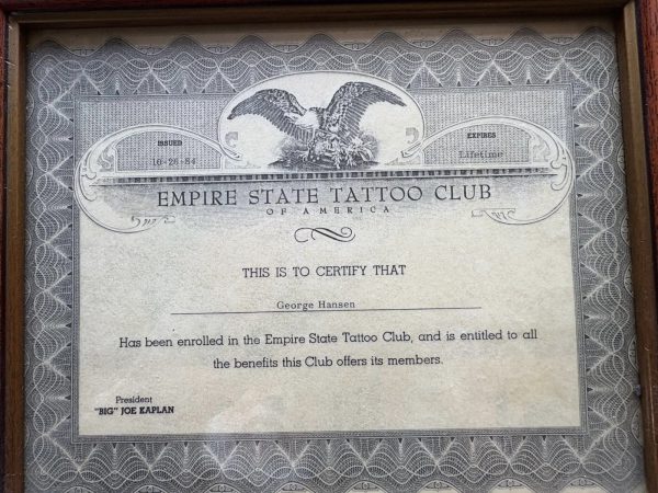 Vintage Tattoo Club Certificates- George Hansen - Image 6