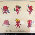 Vintage Tattoo Flash Sheet #54N Hot Stuff Devil
Spaulding & Rogers 1976