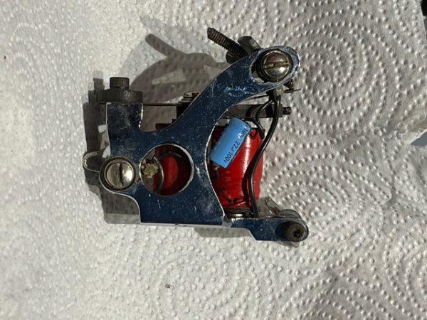 Paul Rogers Tattoo Machine | 1980`s Spaulding Flatside | Vintage Coil Tattoo Machine