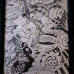 1984 Houston Tattoo Convention Poster