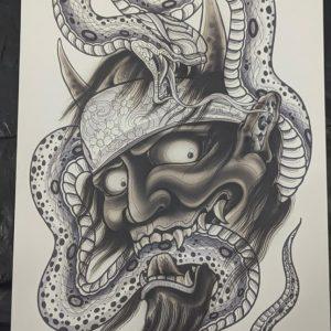 Tattoo Artist Robert Atkinson Print