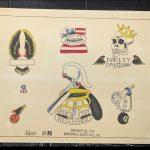 Vintage Tattoo Flash Sheet #76N Harley Tattoo Designs