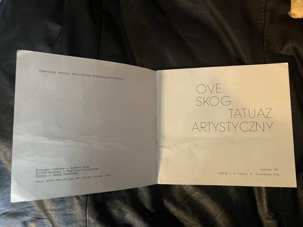 1983 Tattoo Artist Doc Forest Ove Skog Tatuaz Artystyczny