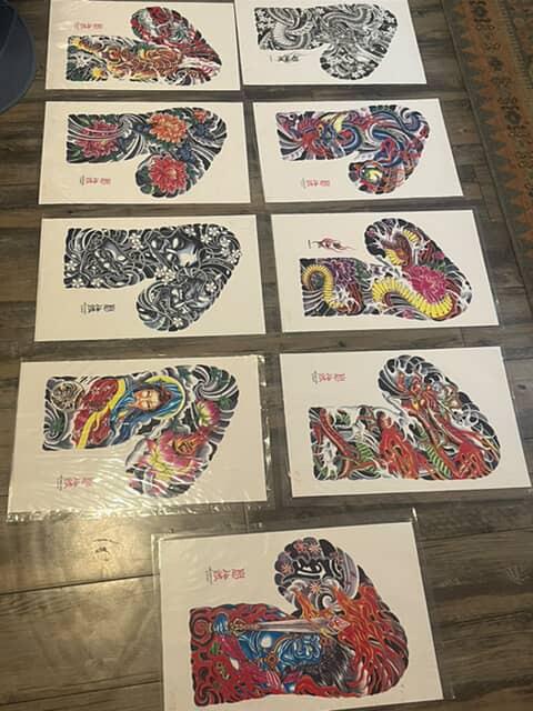 Henning  Jørgensen - Vintage Tattoo Flash 1999