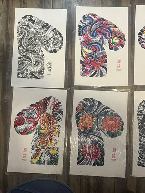 Henning  Jørgensen - Vintage Tattoo Flash 1999 - Image 2