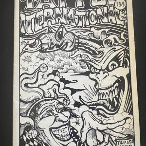 Tattoo International #133 1990 Filip Leu Artwork Great tattoo photos and articles, information and more… 👉Good Condition 👉Shotsie Gorman Collection