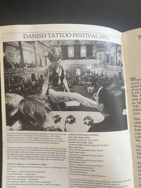 Tattoo International #133 1990- Filip Leu Artwork - Image 3