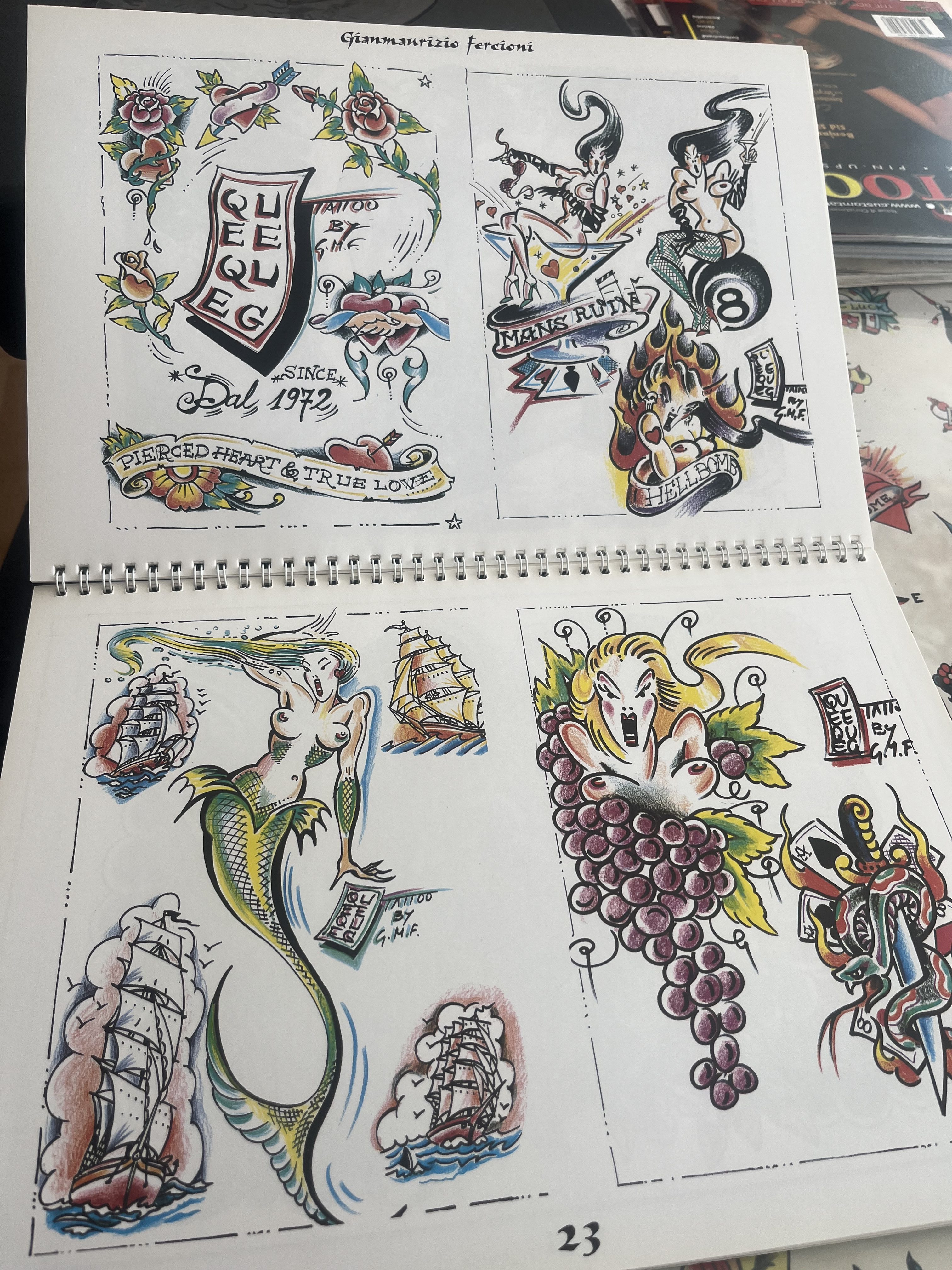 Golden Tattoo Flash 1998 - Image 7