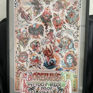 O’Reillys Tattoo Parlour 1891 Poster Excellent Condition Size: 94cm x 64cm