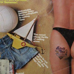 Vintage 1976 Esquire Magazine- First Houston Tattoo Convention -GC
