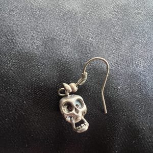 Lyle Tuttle Silver Skull Earring 1984