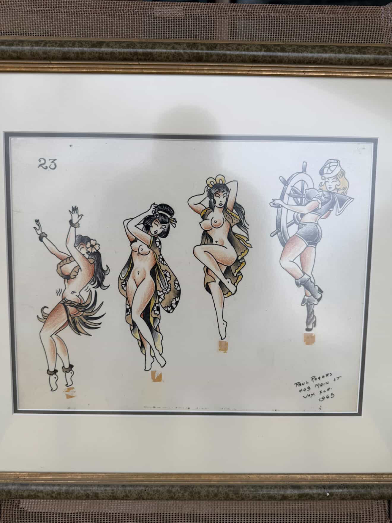 Paul Rogers Original Tattoo Flash 1965 - Image 3