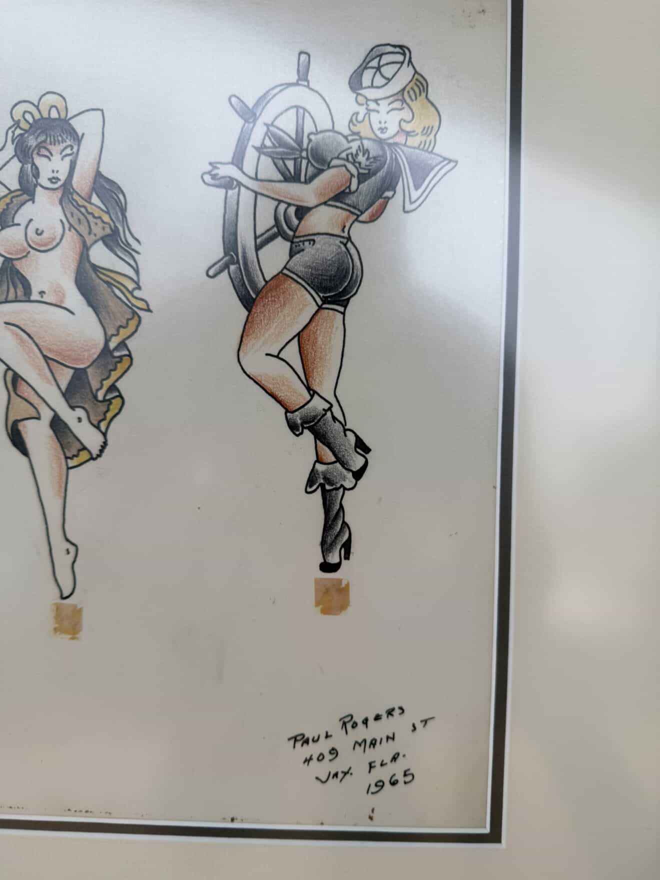 Paul Rogers Original Tattoo Flash 1965 - Image 6