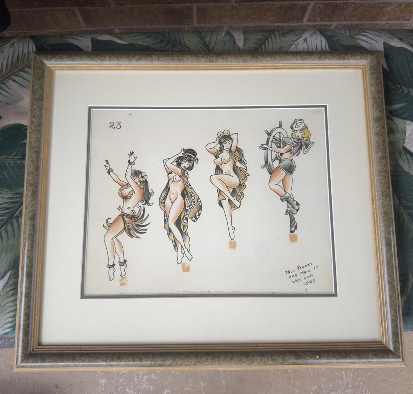 Paul Rogers Original Tattoo Flash 1965